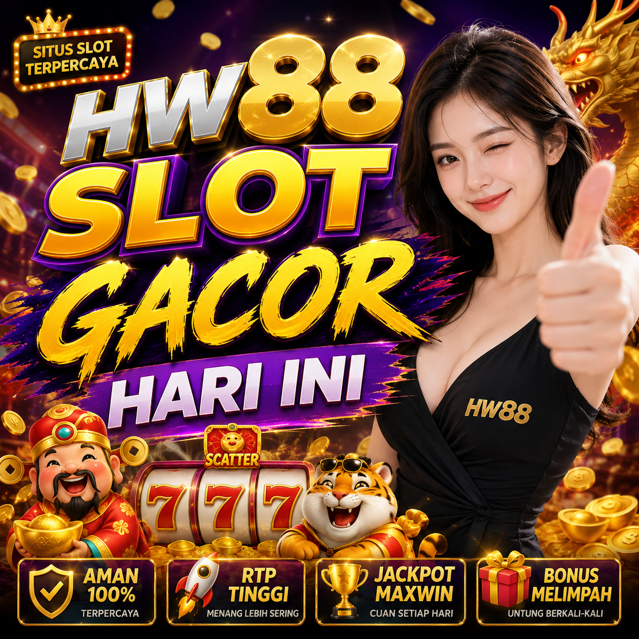 HW88 : Tren Permainan Slot Gacor Hari Ini , Dengan Pilihan Game Terpopuler