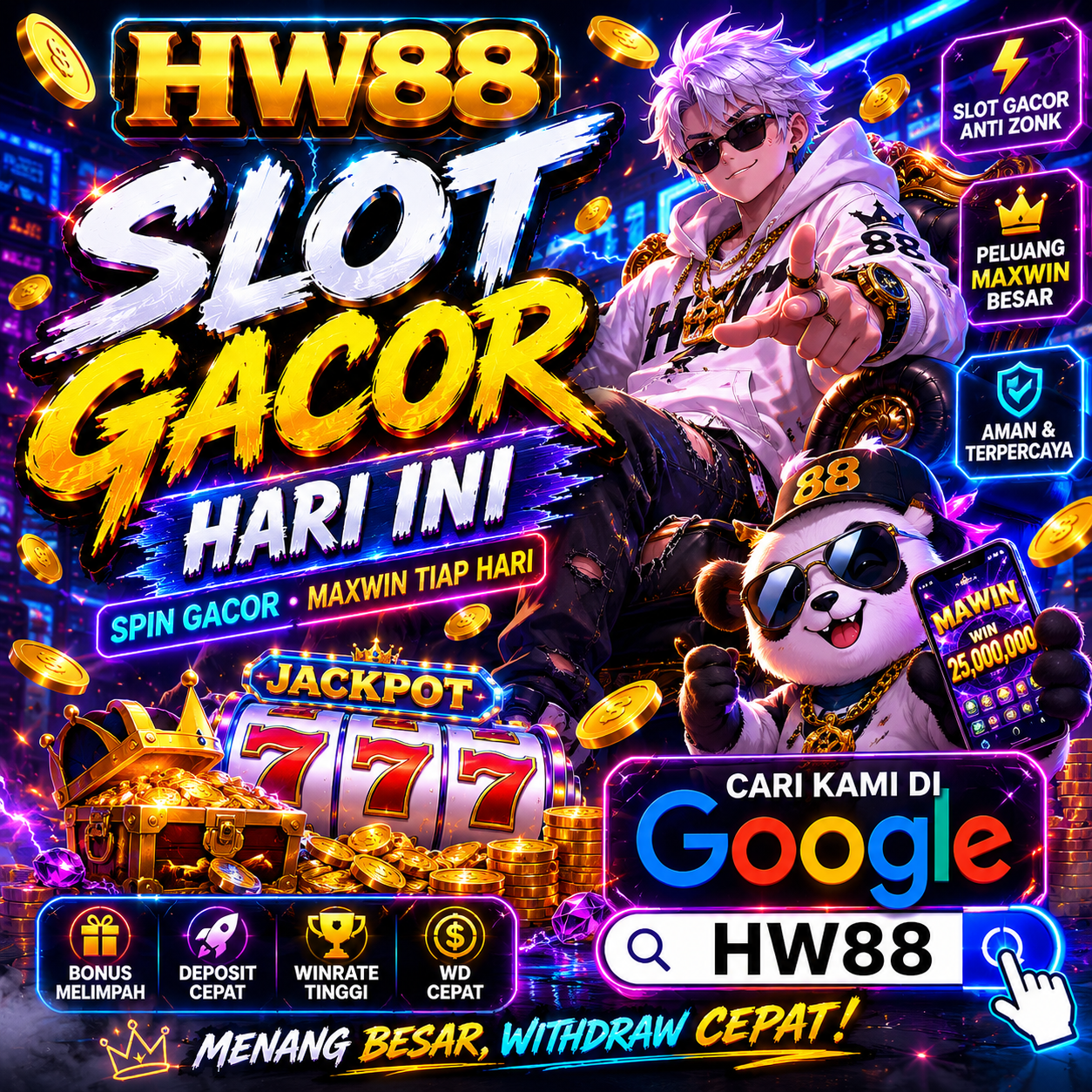 HW88 : Situs Slot Gacor Terbaik Dan Terpercaya Pilihan Berbagai Komunitas Slot Gacor